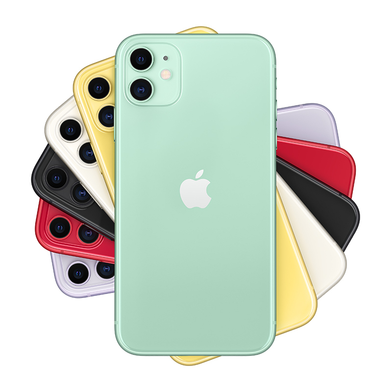 苹果(Apple) iPhone 11 内存128GB 绿色 移动联通电信4G全面屏手机（不含充电器与耳机）