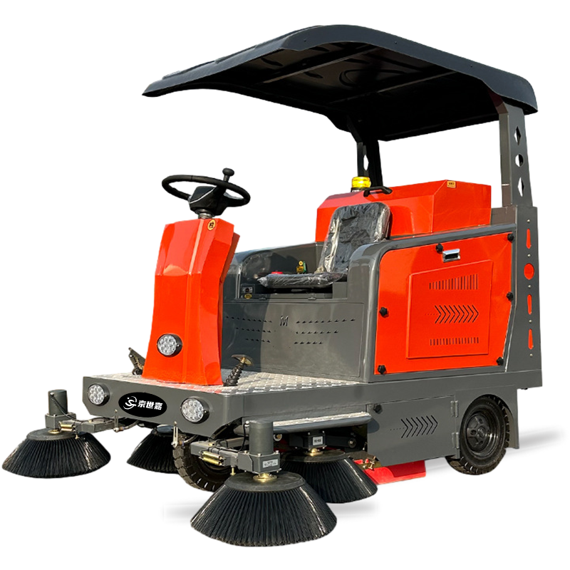 京世嘉 五刷款驾驶式 物业马路电动扫路车 JS-2000CD 红色 BDZSSC高清大图