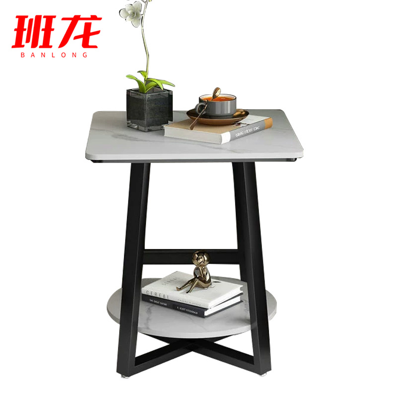 班龙茶几双层50*50*55cm张高清大图