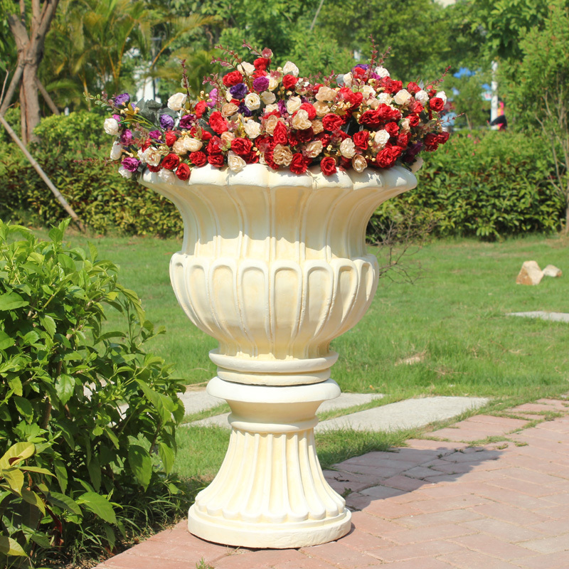 北欧别墅庭院阳台花盆创意装饰工艺品户外大型落地多肉种植花盆视频