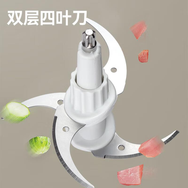 乐扣乐扣(LOCK&LOCK)多功能绞肉机搅拌机EJM2174WHT 1.8L高清大图