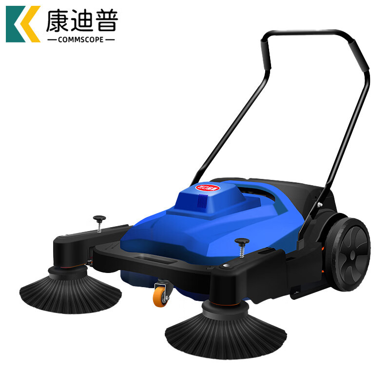 工业扫地机手推式无动力吸尘器车间仓库清扫车商场清洁车 蓝色1160型工程款70L+刷子一套