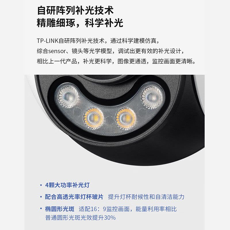 TP-LINK普联(TL-IPC642XL-F4GE-S10C58)400万4G(终身免流/AOV/全彩)太阳能球机图片