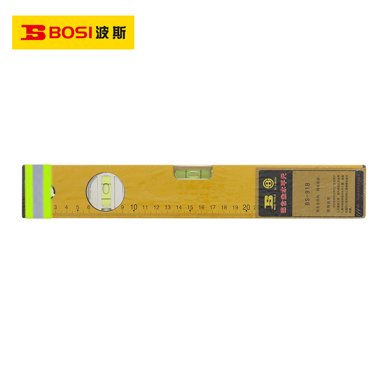 波斯(BOSI) 荧光 系列铝合金水平尺 300mm 把高清大图