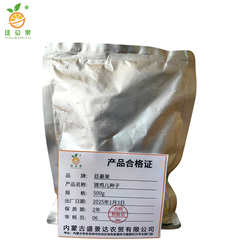 廷豪果 锦鸡儿种子 柠条种子 一级净籽 500g/袋高清大图