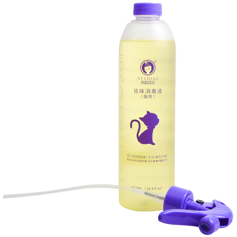雪貂留香 宠物祛味消毒液 猫用500ml 去味 除臭剂 消毒清洁用品 香水/除味剂