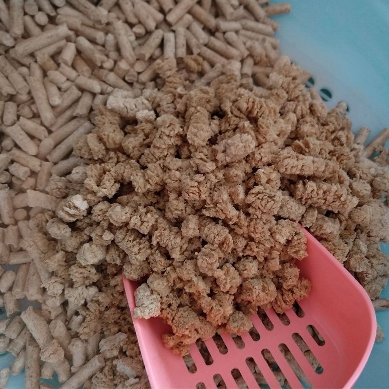 5kg松木猫砂不结团猫砂松木原味5kg吸水除臭蓬松卫生化粉散开松木原味