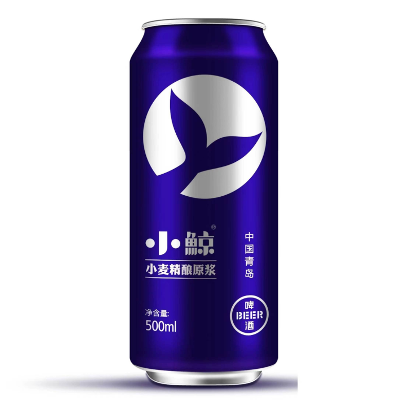小鲸小麦精酿原浆罐装啤酒500ml*12罐