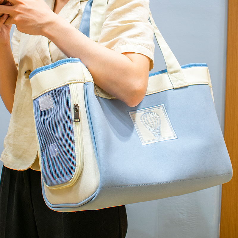 苏宁极物大号外出便携猫背包 新款颜值宠物包高清大图