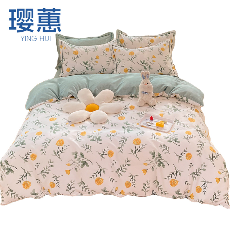 璎蕙 纯棉印花四件套 220*240cm/套高清大图