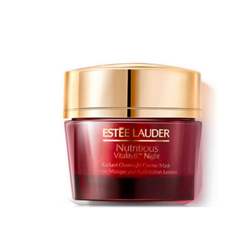 雅诗兰黛(Estee Lauder)鲜活亮采晚霜 50ml 红石榴晚霜 排浊面膜 滋润 保湿