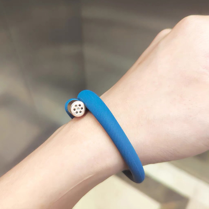 深蓝色成人款送6根驱蚊棒小米漠西元气驱蚊手环儿童专用女生版宝宝