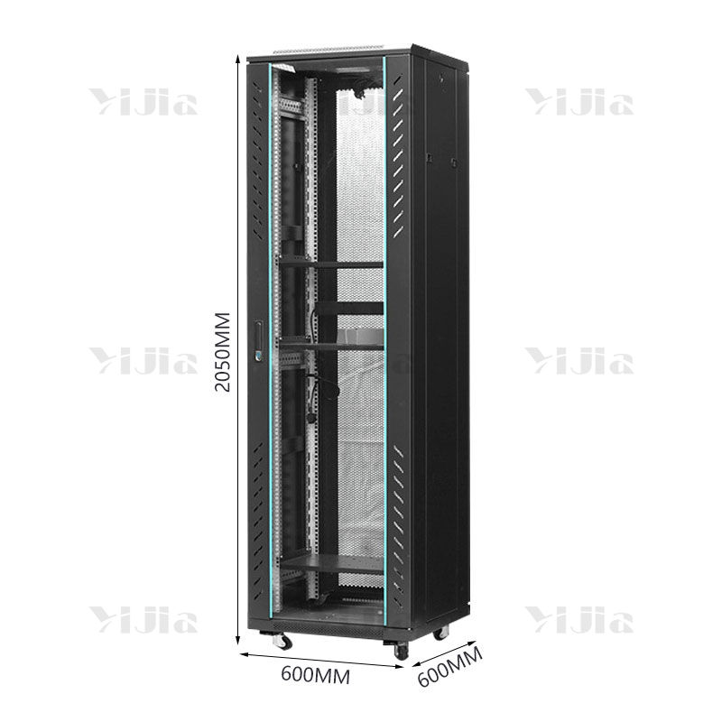 翌嘉 YJ4010506 网络机柜设备通讯机柜42u205*60*60cm高清大图