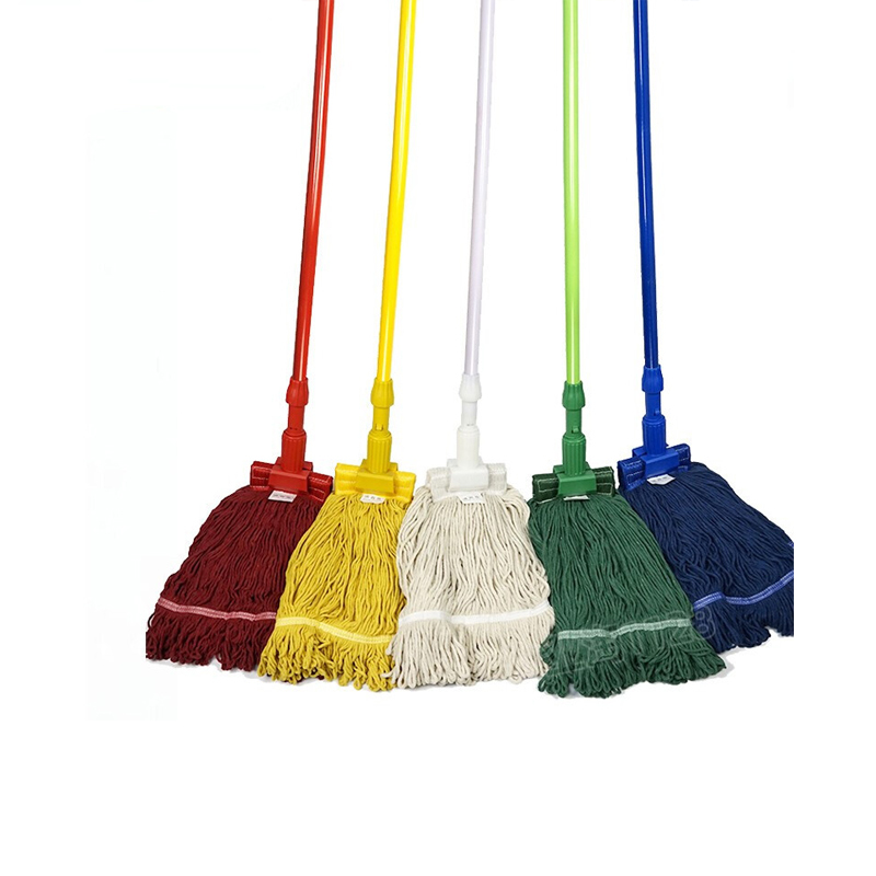 谐晟美式棉纱蜡拖可拆分色区域拖把老虎夹医院拖把拖布酒店保洁拖把1