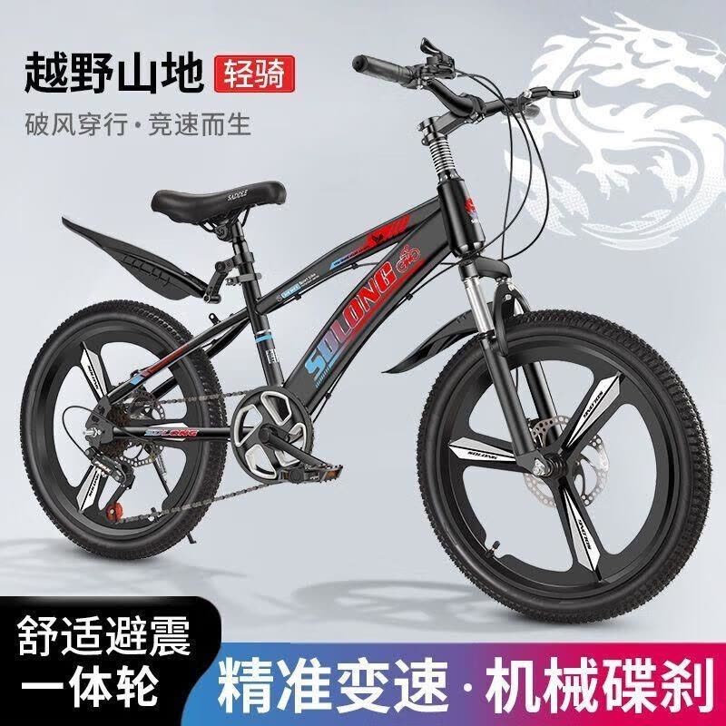 儿童山地自行车18 20 22寸小学生减震碟刹男女童单车图片