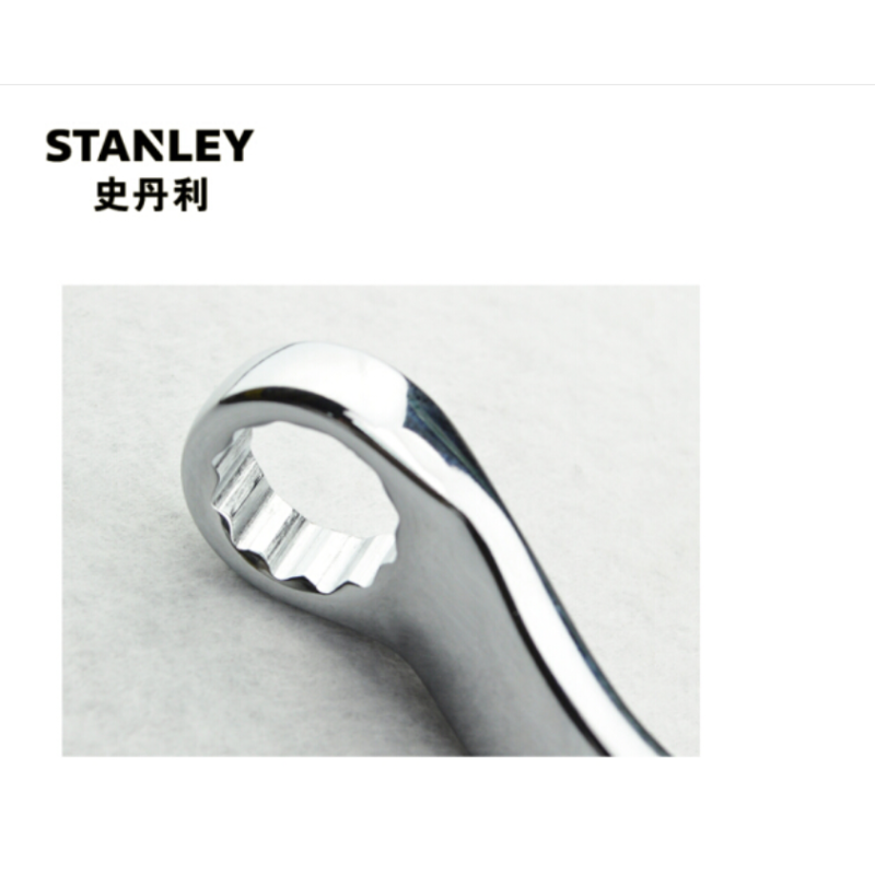 DM史丹利(Stanley)公制精抛光45°角双梅花扳手11x13mm 93-903-1-23