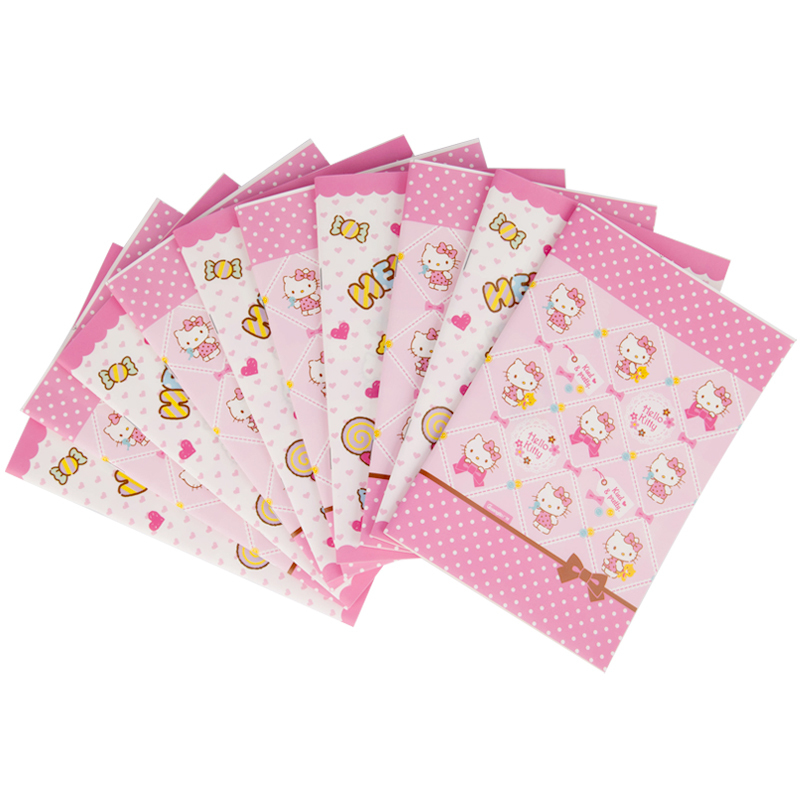 广博(GuangBo) KT81009骑马钉记事本5本装 25K/38页hello Kitty猫软抄本 日记本 笔记本子