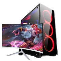 总科(ZONGKE)I9级E2689八核/RX580 8G/480G/16G 台式电脑 DIY组装机 电脑主机 组装电脑 台式游戏电脑主机吃鸡电脑主机 27寸显示器