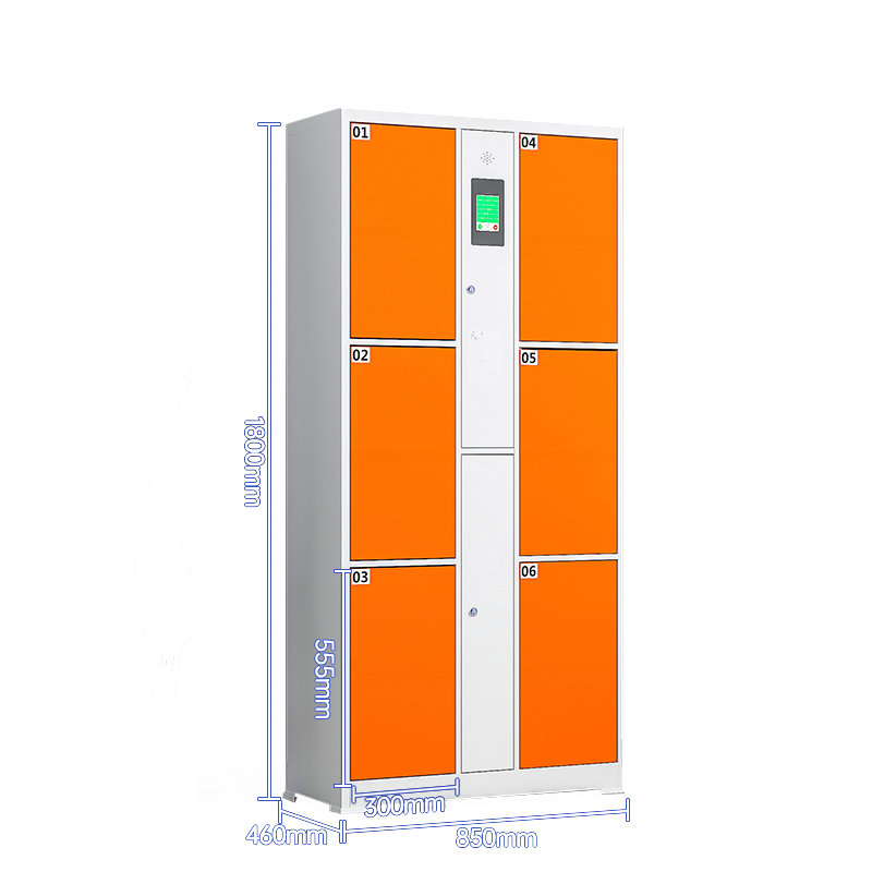 繁哲思陈列柜 智能储物柜6门台