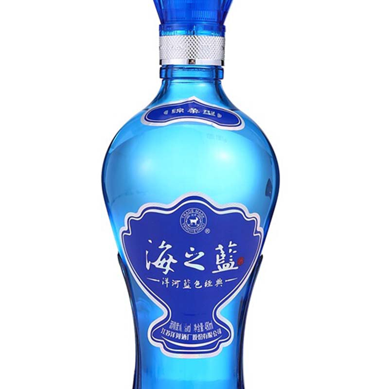 洋河(YangHe) 蓝色经典 海之蓝 52度 480ml*6 整箱装 浓香型白酒 口感绵柔 新老包装随机发货