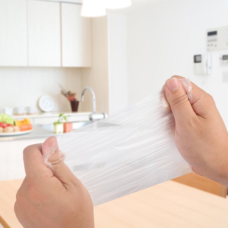 妙洁保鲜袋大中小号点断式增厚食品保鲜袋PE保鲜袋小号17*25CM2卷高清大图