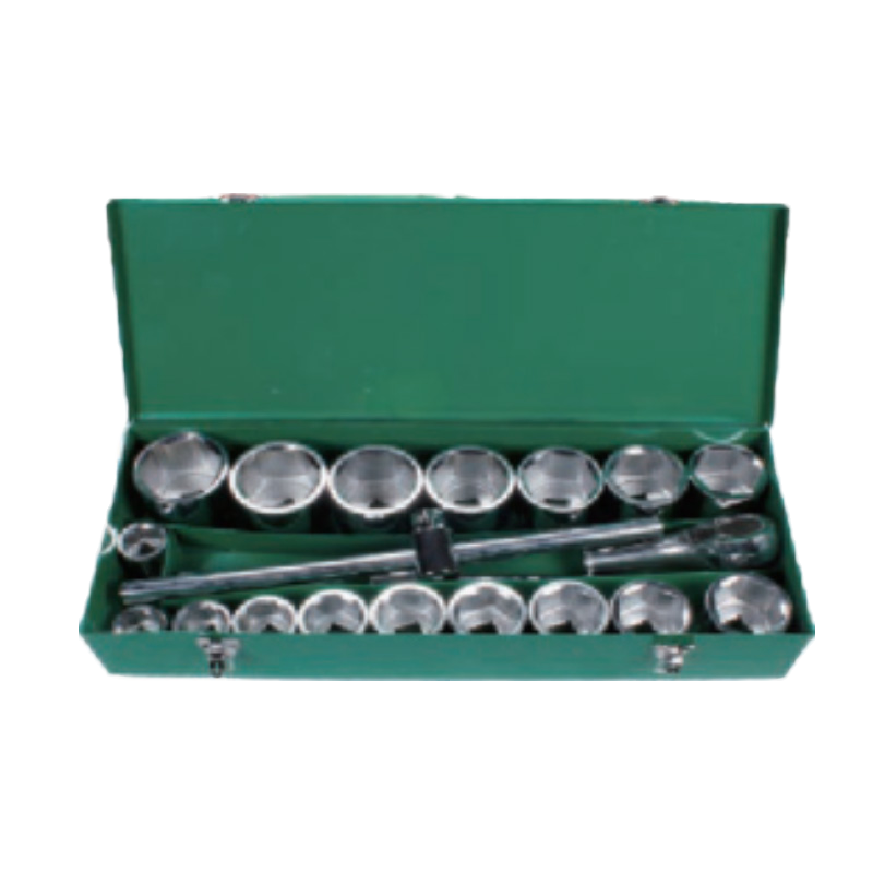 长鹿 25mm系列铁盒重型套筒组套 102901 22件 套高清大图