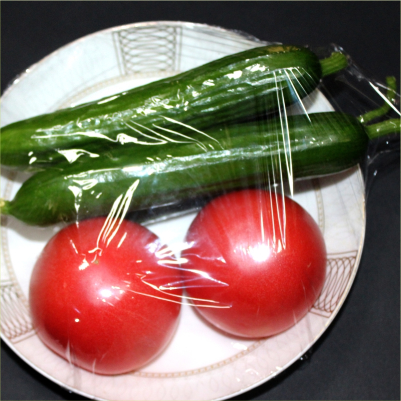 康乐洁K891家用保鲜膜 食品用保鲜膜 手撕点断式PE膜 30cm*30cm(50张)*15米