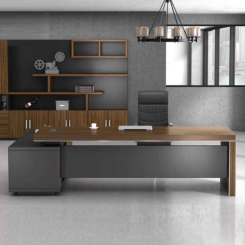 北京德诚和dechenghe老板办公桌简约现代总裁经理桌椅沙