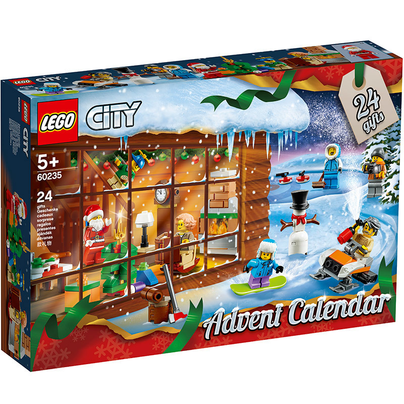 LEGO 乐高 2019乐高®城市组圣诞倒数日历City城市系列 60235 积木玩具