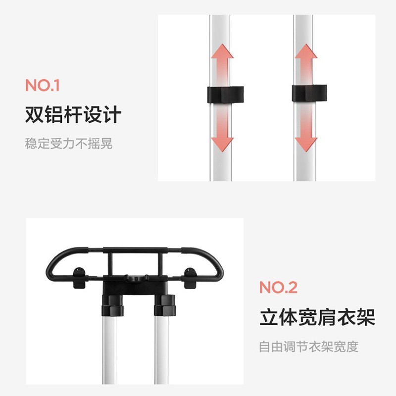 苏泊尔(SUPOR)挂烫机蒸汽手持挂烫机熨斗家用熨衣服挂烫机电熨斗双杆含熨衣板礼物GT13CP-20 玫瑰金高清大图