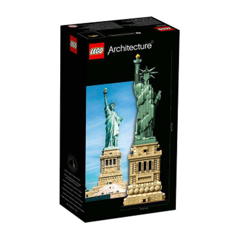 LEGO乐高 Architecture建筑系列 21042 美国自由女神 粉丝收藏款 12岁＋ 1685粒拼插积木