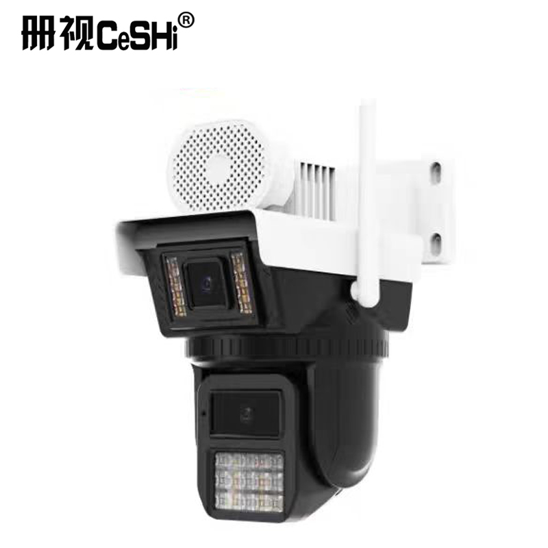 册视4G无线监控器防水500万全彩双画面WIFI摄像头5mm台高清大图