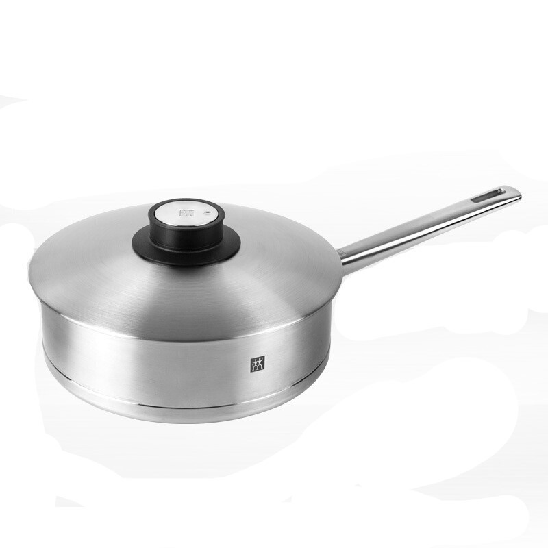 双立人twinolympii系列24cm煎炒锅平底煎锅炒菜锅牛排锅电磁炉视频