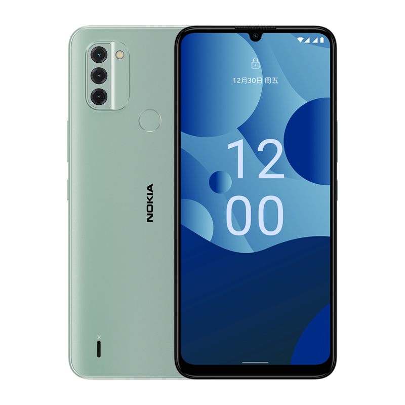 诺基亚NOKIA C31 4+128G 薄荷色 5050mAh大电量 1300万真三摄 指纹解锁 老人手机 老年机 智能手机 简配版高清大图
