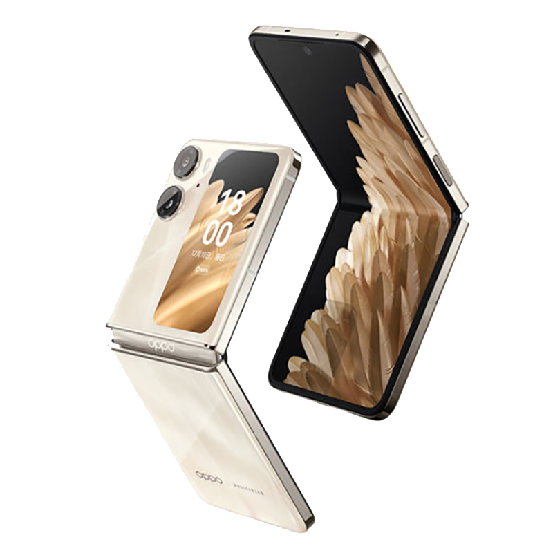 [二手9成新]OPPO Find N2 Flip 流金 12G+256G 全网通安卓手机6.8英寸折叠屏双卡娱乐5G手机高清大图