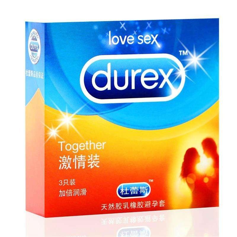 杜蕾斯(Durex)激情3只装避孕套超薄款润滑安全套成人情趣性用品高清大图