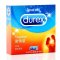 杜蕾斯(Durex)激情3只装避孕套超薄款润滑安全套成人情趣性用品
