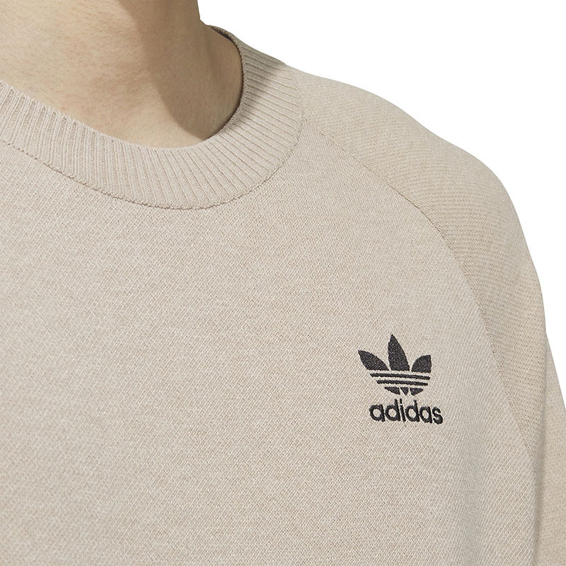 adidas阿迪达斯三叶草卫衣男女同款冬季新款圆领运动套头衫ix7816