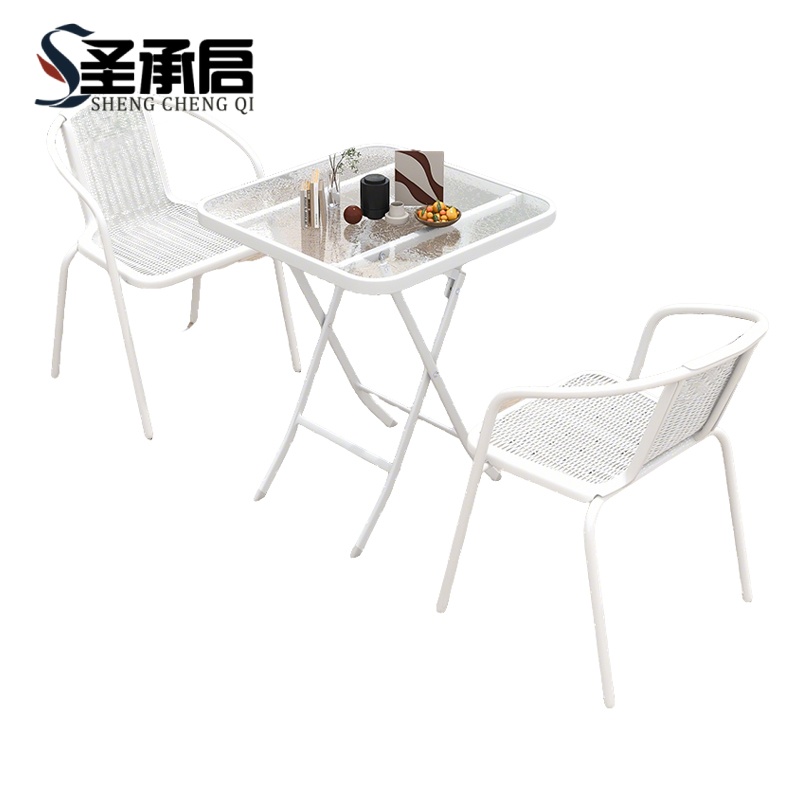 圣承启 桌椅 80cm+2椅 套高清大图