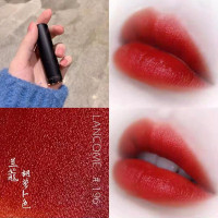 兰蔻(LANCOME)口红唇膏3.4g 持久显色滋润保湿菁纯丝绒雾面 196#朱砂橘(胡萝卜色)哑光版