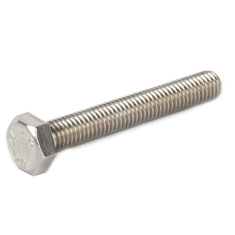 56235 304不锈钢外六角螺栓外六角螺丝六棱全牙螺丝钉 M8*40mm (20只装)装)