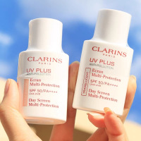 CLARINS 娇韵诗小白盾 粉隔离50ml 强势回归清爽不粘腻提亮肤色隔离紫外线SPF50 PA++++ 孕妇可用