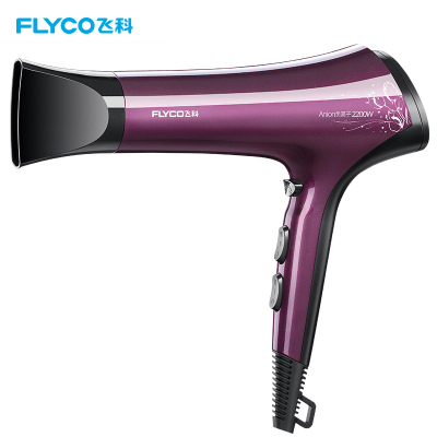 飞科(FLYCO)电吹风 FH6273 六档变速调控负离子护发健康柔风2200W家用吹风机