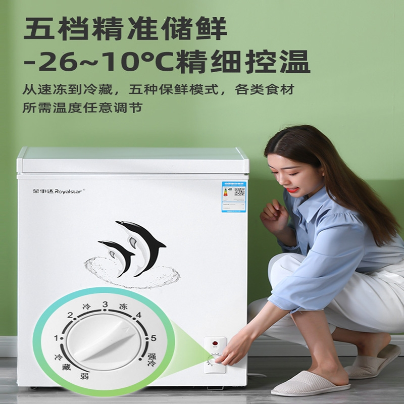 荣事达royalstar小冰柜家用全冷冻小型保鲜冷藏两用迷你节能省电柜8