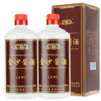 金沙 金沙原酿53度500mL*2瓶贵州酱香型白酒高度酒水纯粮食酒双瓶