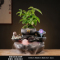 循环流水招财生财鱼缸装饰摆件水晶球轮喷泉景观乔迁开业礼品