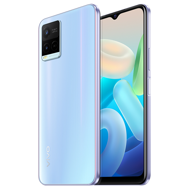 vivo Y32 4+64GB 晴海蓝 5000mAh大电池18W快充骁龙八核处理器后置1300万清晰影像手机
