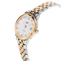 浪琴(LONGINES)军旗系列 金银搭配 金属机械商务男士腕表 L4.774.3.21.7