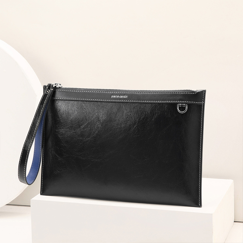 皮尔卡丹黑色男式手拿包JR0P415011-15A