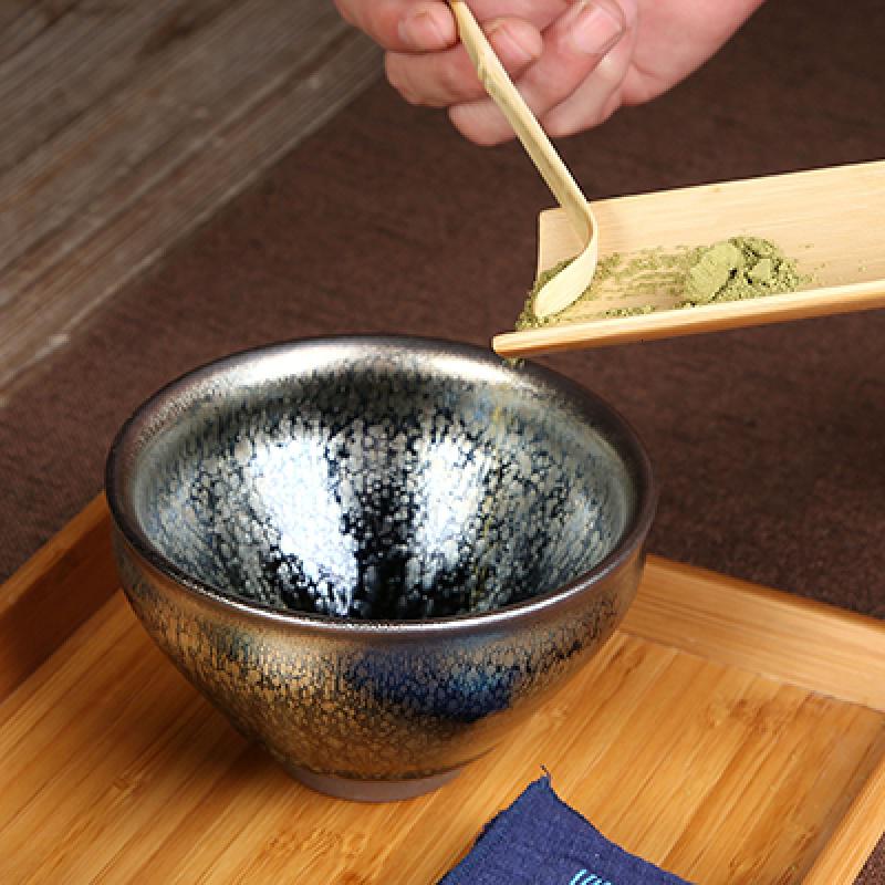 家柏饰(CORATED)日式抹茶工具百本立建窑刷子竹制宋代点茶茶碗茶道高清大图